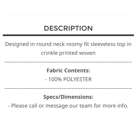 POL. 💜 “The Petal Tank” Floral Sleeveless Top with Lace details - Picture 5 of 5